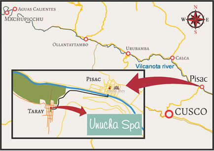 Mapa de Unucha spa